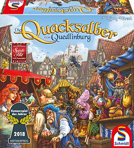 Schmidt Spiele 49341 Die Quacksalber von Quedlinburg, Kennerspiel des Jahres 2018, blau