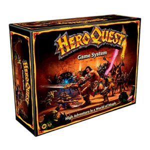 Avalon Hill HeroQuest Basisspiel, Dungeon Crawler Fantasie-Abenteuerspiel mit Miniaturen, ab 14 Jahren, für 2 − 5 Spieler