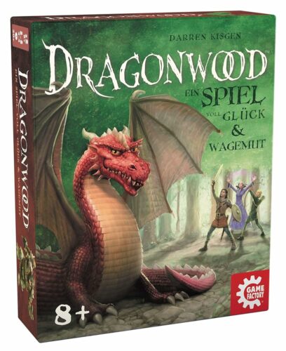 Game Factory 646213 Dragonwood, ein Spiel voll Glück und Wagemut, Kartenspiel für Freunde und Familie, für Kinder ab 8 Jahren