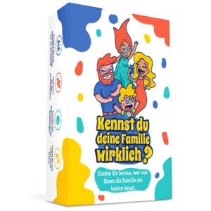 Kennst du Deine Familie wirklich ? Das verrückte Familienspiel voller Quizze und Herausforderungen, um herauszufinden, wer die Familie am besten kennt! Das beliebteste Spiel für vereinte Familien