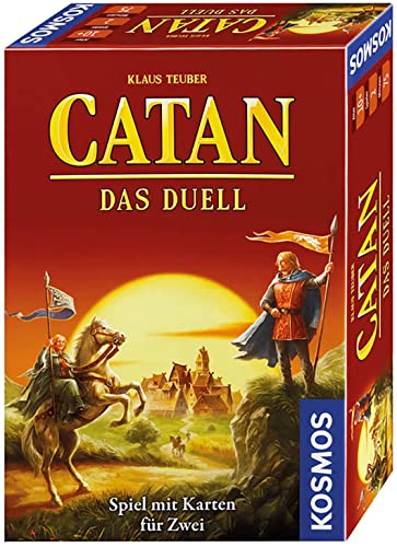 KOSMOS 693732 Catan - Das Duell, Spiel mit Karten fürgenau 2 Spieler, Spiel für 2 Personen, Gesellschaftsspiel ab 12 Jahre für 2 Personen, Strategiespiel, Brettspiel, Siedler von Catan