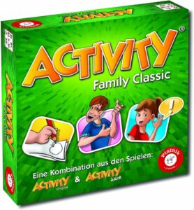 Piatnik 6050 Activity - Family Classic Der Spieleklassiker als Familien Version Junior und Originalkarten Ab 8 Jahren Für 3 bis 16 Spieler Pantomime, Zeichnen, Partyspiel