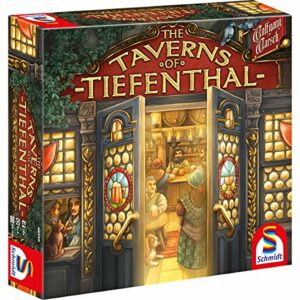 Schmidt , The Taverns of Tiefenthal , Board Game , Ages 12+ , 2 to 4 Players , 60 mins Minutes Playing Time