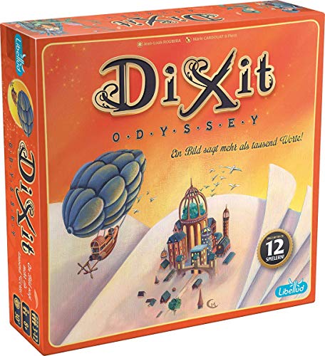 Libellud | Dixit Odyssey | Grundspiel | Familienspiel | Kartenspiel | 3-12 Spieler | Ab 8+ Jahren | 30+ Minuten | Deutsch