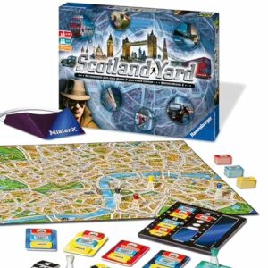 Ravensburger Gesellschaftsspiel 26601 - Scotland Yard - Familienspiel, Brettspiel für Kinder und Erwachsene, Spiel des Jahres, für 2-6 Spieler, Spiel ab 8 Jahre