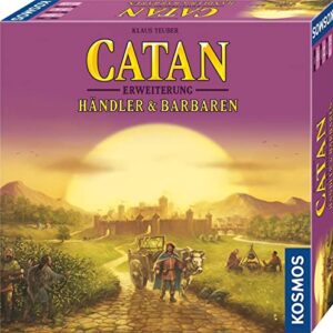 KOSMOS 682774 Catan - Händler & Barbaren, Erweiterung zu Catan - Das Spiel, Gesellschaftsspiel für 2-4 Personen ab 10 Jahre, nur spielbar mit Basisspiel, Siedler von Catan