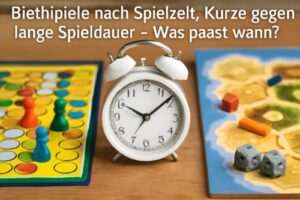 Brettspiele Spielzeit Vergleich – passendes Artikelbild
