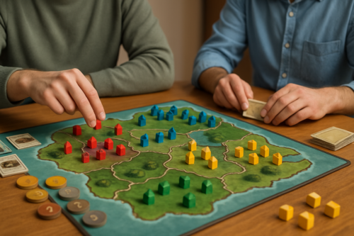 Area Control und Einflussnahme: Spielmechanik erklärt mit Praxisbeispielen – passende Illustration
