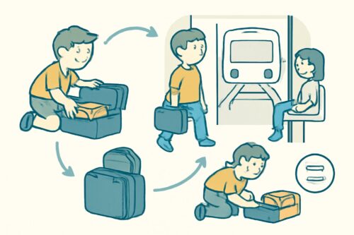 Mit Brettspiel-Tasche in Bus und Bahn: Tragen, umsteigen, abstellen – ohne Stress 4 Packen wie für den Umstieg: So bleiben Boxen heil und die Tasche ruhig – brettspiel tasche bahn