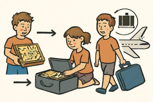 Packplan für den Koffer: So überlebt die Sammlung Gepäckabfertigung und Kofferband – brettspiele flugzeug tasche