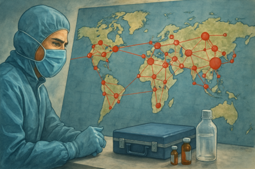 Pandemic Brettspiel mit Weltkarte und kooperativer Seuchenbekämpfung