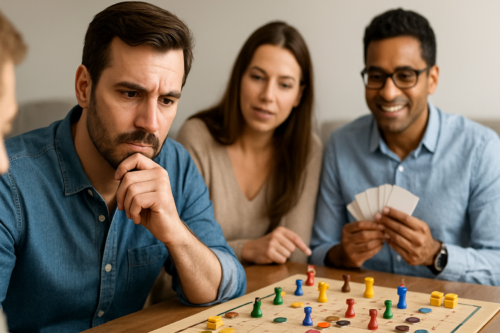 Spielpsychologie und Menschenkenntnis: So setzt du Taktiken bei Brettspielen richtig ein – passende Illustration
