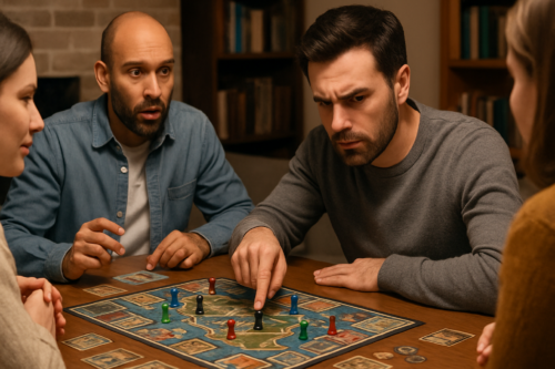Verräter Brettspiel: Ein spannender Leitfaden für Anfänger und Profis – passende Illustration